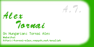 alex tornai business card